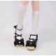 Sheep Puff Cream Satin Platform Shoes(Reservation/5 Colours/Full Payment Without Shipping)